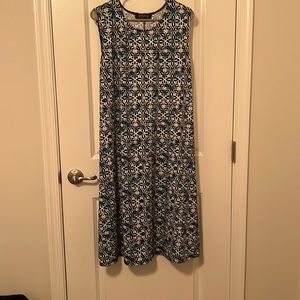 Blue Floral Dress